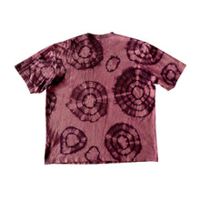Load image into Gallery viewer, Maroon & Pink Shibori Bleach Dyed Carhartt T-Shirt Short Sleeve Size Large
