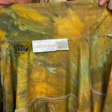 Load image into Gallery viewer, Hand Ice Dyed Silk Blouse Yellow Green