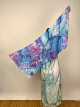 Load image into Gallery viewer, Blue and Purple Cotton Scarf