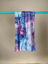 Load image into Gallery viewer, Blue and Purple Cotton Scarf