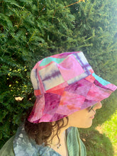 Load image into Gallery viewer, Berry Blend - Popping Pink Lining - Patchwork Bucket Hat