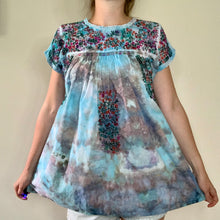Load image into Gallery viewer, Hand Dyed Embroidered Cotton Blouse
