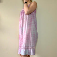 Load image into Gallery viewer, Hand Dyed Pale Purple Vintage Lounge Dress