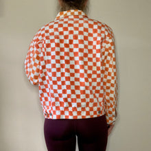 Load image into Gallery viewer, Hand Painted Bill Blass Denim Jacket