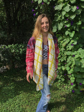 Load image into Gallery viewer, Tie Dyed Silk Extra Long Scarf