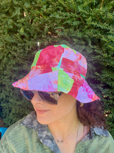Load image into Gallery viewer, Wild Watermelon - Popping Pink Lining - Patchwork Bucket Hat