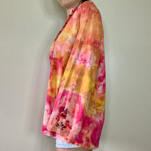 Load image into Gallery viewer, Hand Dyed Embroidered Boho Blouse