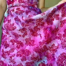 Load image into Gallery viewer, Hand Dyed Vintage 1950s Fit and Flare Cotton Dress