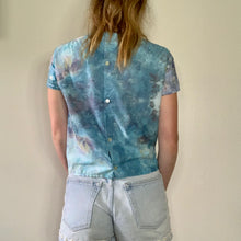 Load image into Gallery viewer, Ice Dyed 1940s Cotton Blouse