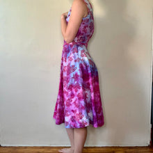 Load image into Gallery viewer, Hand Dyed Vintage 1950s Fit and Flare Cotton Dress