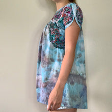 Load image into Gallery viewer, Hand Dyed Embroidered Cotton Blouse