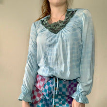 Load image into Gallery viewer, Hand Dyed Vintage Long Sleeve Blouse