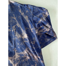 Load image into Gallery viewer, Blue &amp; Purple Bleach Dyed Carhartt T-Shirt Long Sleeve
