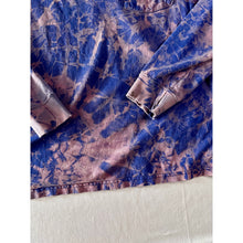 Load image into Gallery viewer, Blue &amp; Purple Bleach Dyed Carhartt T-Shirt Long Sleeve
