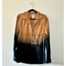 Load image into Gallery viewer, Bleach Dipped Vintage Flannel
