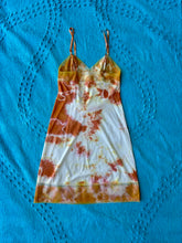 Load image into Gallery viewer, Orange Tie Dye Slip Dress
