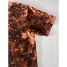 Load image into Gallery viewer, Black &amp; Orange Bleach Dyed Carhartt T-Shirt Short Sleeve Size Large
