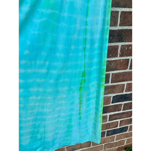 Vintage 1970s Ombré Dyed Maxi Dress & Jacket