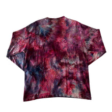Load image into Gallery viewer, Pink &amp; Purple Ice Dyed Carhartt T-Shirt Long Sleeve Size Large
