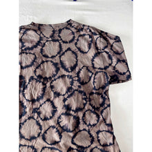 Load image into Gallery viewer, Navy &amp; Purple Shibori Bleach Dyed Carhartt T-Shirt Long Sleeve Size Large
