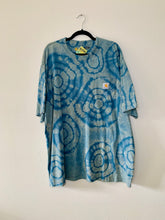 Load image into Gallery viewer, Shibori Bleach Dyed Carhartt T-shirt
