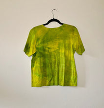 Load image into Gallery viewer, Hand Dyed T-shirt - Green and Yellow
