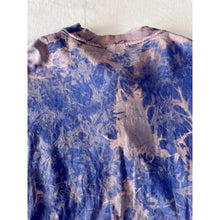 Load image into Gallery viewer, Blue &amp; Purple Bleach Dyed Carhartt T-Shirt Long Sleeve
