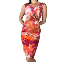 Load image into Gallery viewer, Hand Dyed Vintage 1950s Wiggle Dress

