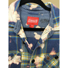 Load image into Gallery viewer, Bleach Dyed Vintage Flannel
