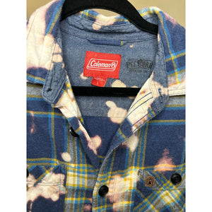 Bleach Dyed Vintage Flannel