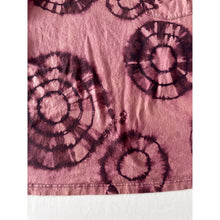 Load image into Gallery viewer, Maroon &amp; Pink Shibori Bleach Dyed Carhartt T-Shirt Short Sleeve Size Large
