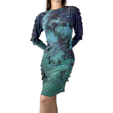 Load image into Gallery viewer, Hand Dyed 1980s Silk Vintage Dress
