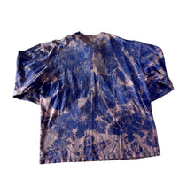 Load image into Gallery viewer, Blue &amp; Purple Bleach Dyed Carhartt T-Shirt Long Sleeve
