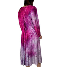 Load image into Gallery viewer, Hand Dyed Vintage 1980s Lace Dress Topper
