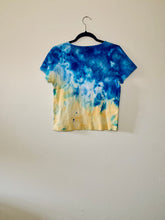 Load image into Gallery viewer, Hand Dyed T-shirt -  Blue and Orange
