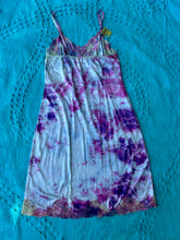 Load image into Gallery viewer, Purple and Blue Tie Dye Slip Dress
