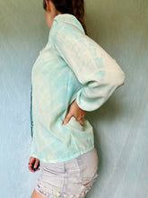 Load image into Gallery viewer, Hand Dyed Pastel Vintage Blouse
