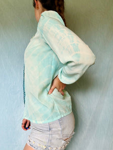 Hand Dyed Pastel Vintage Blouse