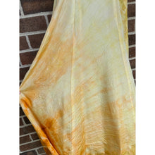 Load image into Gallery viewer, Hand Dyed Antique Slip Dress Yellow Orange Ombre
