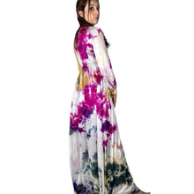 Load image into Gallery viewer, Vintage 1960s Hand Dyed Pink Orange Blue Duster
