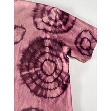 Load image into Gallery viewer, Maroon &amp; Pink Shibori Bleach Dyed Carhartt T-Shirt Short Sleeve Size Large

