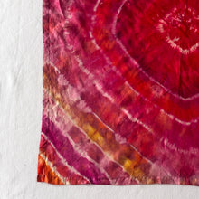 Load image into Gallery viewer, Vintage Hand Dyed Silk Scarf Pink Purple Orange 22"
