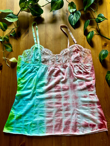 Split Dyed Vintage Nylon Tank Top