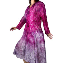 Load image into Gallery viewer, Hand Dyed Vintage 1980s Lace Dress Topper

