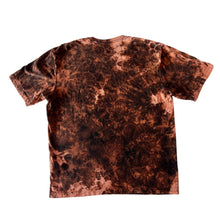 Load image into Gallery viewer, Black &amp; Orange Bleach Dyed Carhartt T-Shirt Short Sleeve Size Large
