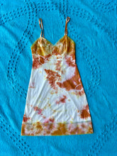 Load image into Gallery viewer, Orange Tie Dye Slip Dress
