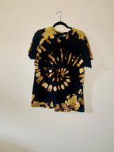 Load image into Gallery viewer, Hand Dyed T-shirt - Black and Yellow
