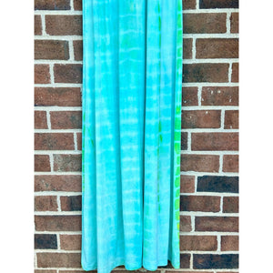 Vintage 1970s Ombré Dyed Maxi Dress & Jacket