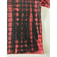 Load image into Gallery viewer, Black &amp; Pink Shibori Bleach Dyed Carhartt T-Shirt Short Sleeve Size Small
