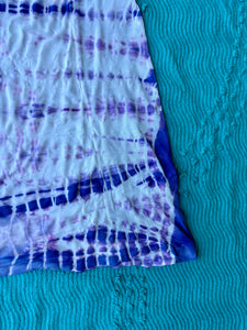 Purple Shibori Slip Dress